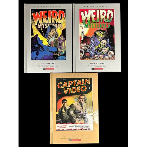 547 - PS Artbooks - Weird Mysteries Volume 1-2 & Captain Video issues 1-6. Weird Mysteries are amazing tal... 