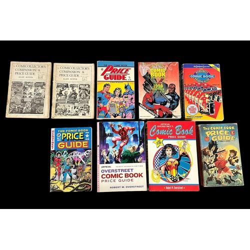 515 - 9x Comic book price guides. From 1970's - 1990's. 5 of which are Official Overstreet guides. Great r... 