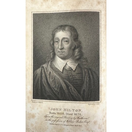 478 - MILTON, JOHN. ‘ The Poetical Works of John Milton ‘ with notes of various authors by the Rev. Henry ... 