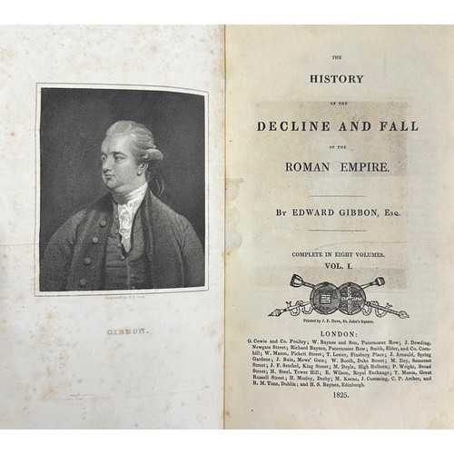 464 - GIBBON, EDWARD. ‘ The History of the Decline and Fall of The Roman Empire ‘ by Edward Gibbon [1825] ... 