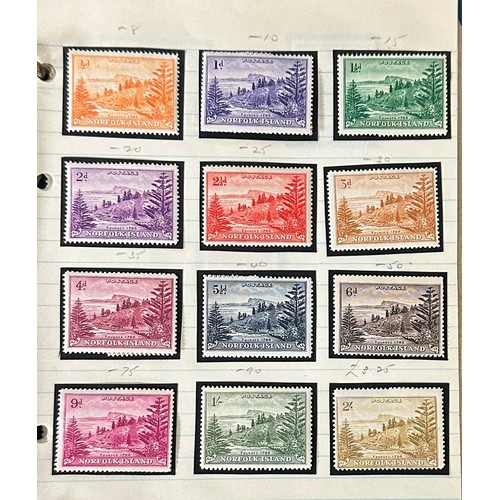 37 - British Commonwealth, Mint collection in binder including Nauru 1924-48 set to 10/ M, Newfoundland 1... 