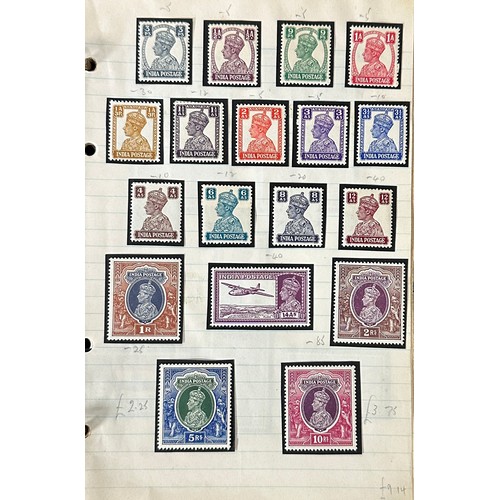 32 - British Commonwealth, Mint collection in binder including Ireland 1940-68 set to 10/ M, Fiji, India ... 