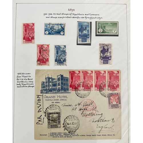 139 - Tripolitania, collection on loose leaves, predominantly M to include; 1923 Propaganda ovpt set M, 19... 