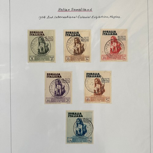 138 - Somaliland, 1903-1950 range on loose album leaves to include; 1903 currency change issues, 1934 Seco... 