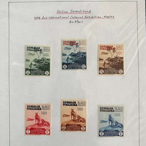 138 - Somaliland, 1903-1950 range on loose album leaves to include; 1903 currency change issues, 1934 Seco... 