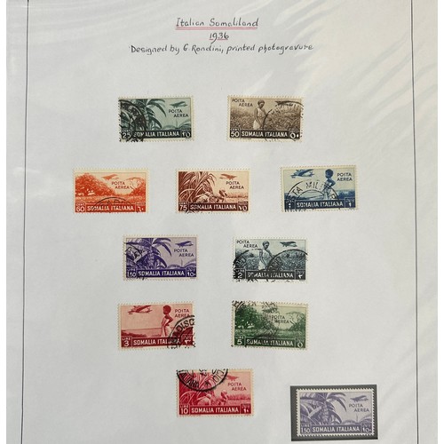 138 - Somaliland, 1903-1950 range on loose album leaves to include; 1903 currency change issues, 1934 Seco... 