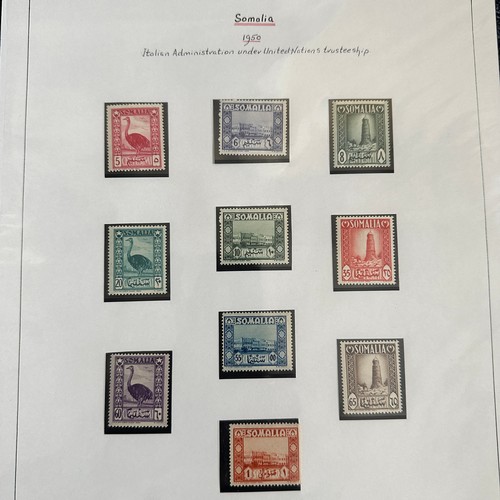 138 - Somaliland, 1903-1950 range on loose album leaves to include; 1903 currency change issues, 1934 Seco... 