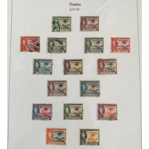 36 - British Commonwealth, A to Z collection on loose leaves including; Aden 1939-48 set to 10r FU, Basut... 