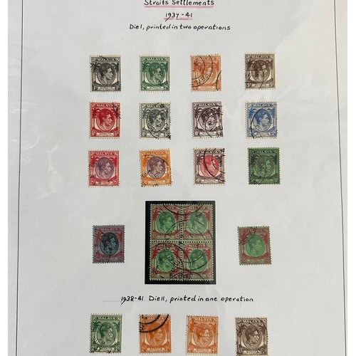 36 - British Commonwealth, A to Z collection on loose leaves including; Aden 1939-48 set to 10r FU, Basut... 