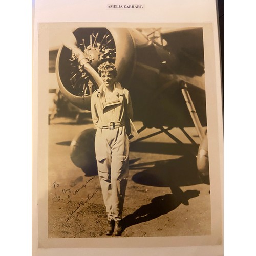 242 - Thematics Amelia Earhart M/U collection in binder, incl a good selection of covers with FDC`s, Post ... 