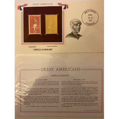 242 - Thematics Amelia Earhart M/U collection in binder, incl a good selection of covers with FDC`s, Post ... 