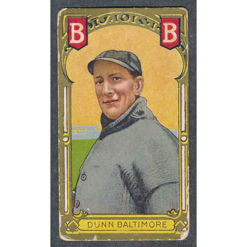 390 - American Tobacco Company Baseball Series T205 gold border single card, Hassan back, Jack Dunn, Balti... 