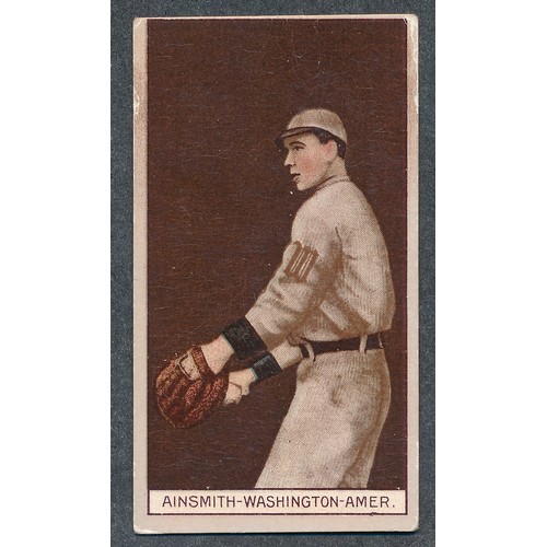 397 - American Tobacco Company Baseball Series T207 brown background, single card, Recruit back - Edward A... 