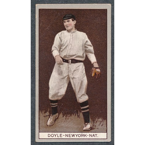 399 - American Tobacco Company Baseball Series T207 brown background, single card, Recruit back - Larry Do... 