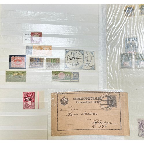 240 - Revenues, interesting collection of world Revenue stamps in organised stockbook, including; Great Br... 