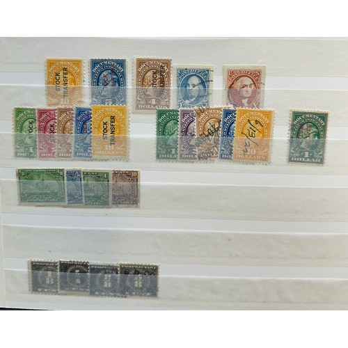 240 - Revenues, interesting collection of world Revenue stamps in organised stockbook, including; Great Br... 