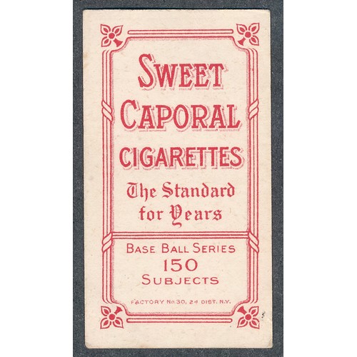 405 - American Tobacco Company Baseball Series T206 white border, single car Sweet Caporal back - Barney P... 