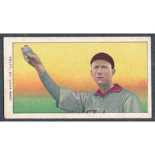 405 - American Tobacco Company Baseball Series T206 white border, single car Sweet Caporal back - Barney P... 