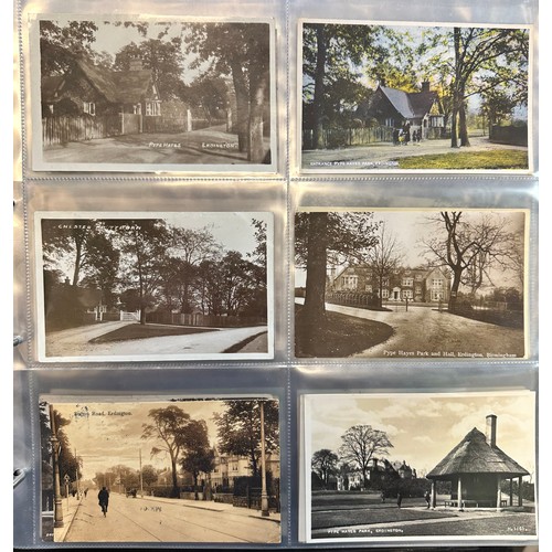 439 - Postcards - Birmingham Suburbs, Erdington and Brookvale (250+), in an album, generally in good to ve... 