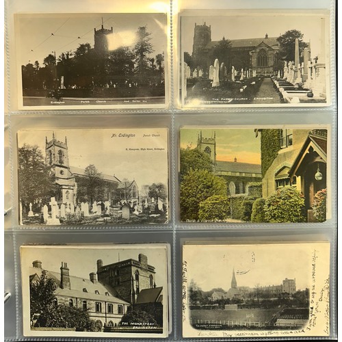 439 - Postcards - Birmingham Suburbs, Erdington and Brookvale (250+), in an album, generally in good to ve... 