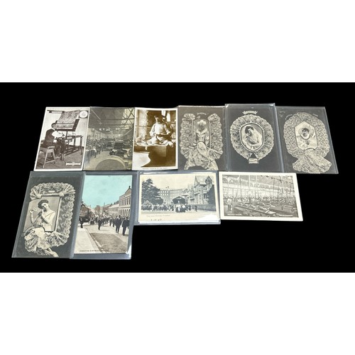 435 - Postcards - Industrial range of 26 cards with some RP's, featuring factories, steel, lace, pottery, ... 