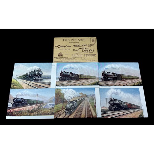 426 - Postcards - Railways - Tucks Oilette Series, 39 cards including 6 series with original packets.