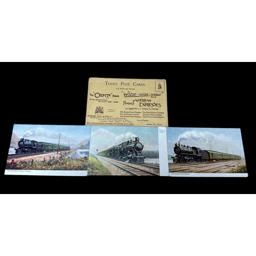 426 - Postcards - Railways - Tucks Oilette Series, 39 cards including 6 series with original packets.