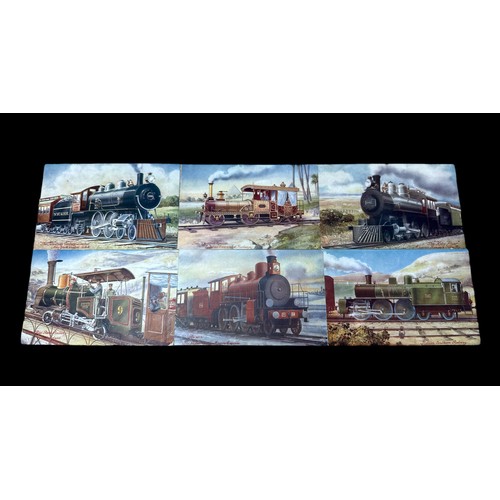 426 - Postcards - Railways - Tucks Oilette Series, 39 cards including 6 series with original packets.