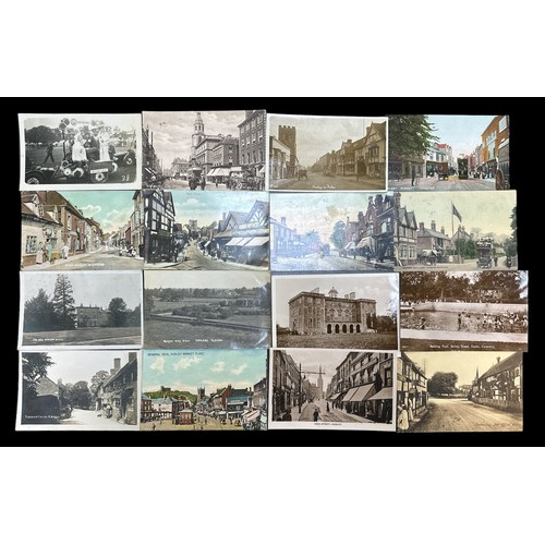 430 - Postcards - Midlands range of 54 cards including many RP's featuring Bromsgrove, Redditch, Coventry,... 