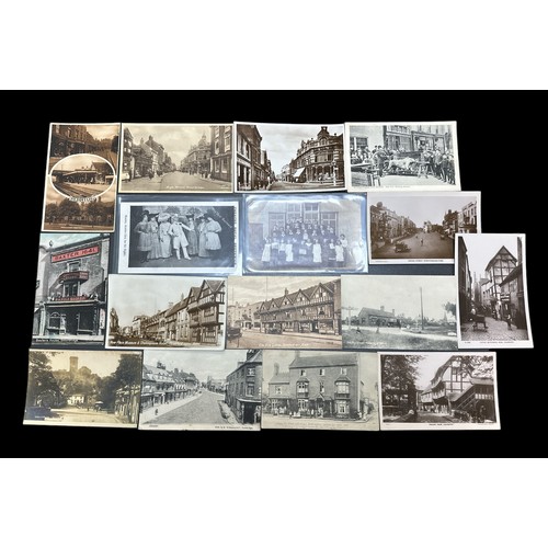 430 - Postcards - Midlands range of 54 cards including many RP's featuring Bromsgrove, Redditch, Coventry,... 