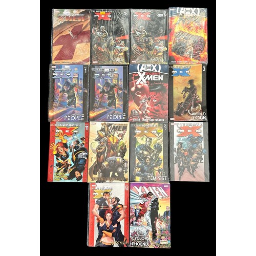 498 - 14x X-Men Graphic Novels. Books are Ultimate X-Men vol 1 (x2), Ultimate X-Men vol 3,9,11,14 and 2 co... 