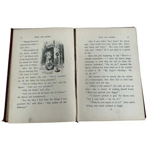 490 - CARROLL, LEWIS. Through the Looking Glass and what Alice Found There, with fifty illustrations by Jo... 