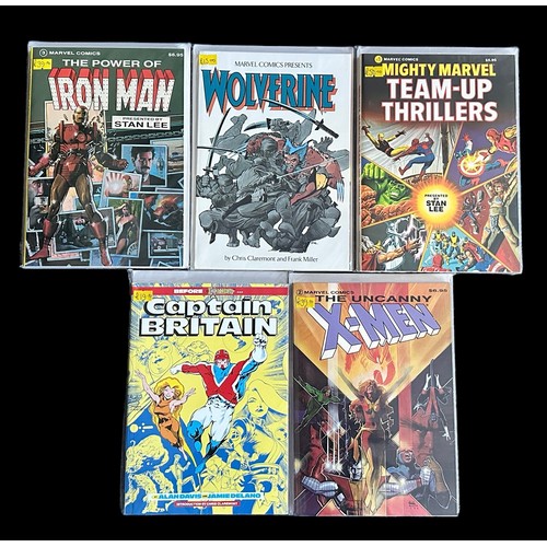 509 - 1980's & 1990's Marvel Compilation Books. Books include The Uncanny X-Men, The Power of Iron Man, Wo... 