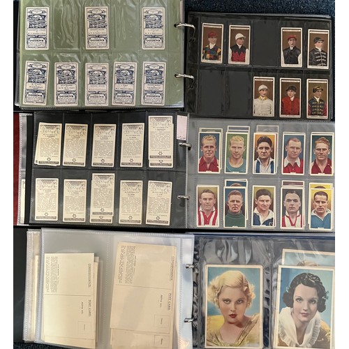 368 - Collection of cigarette cards in 10 albums, apparently complete and part sets in variable condition,... 