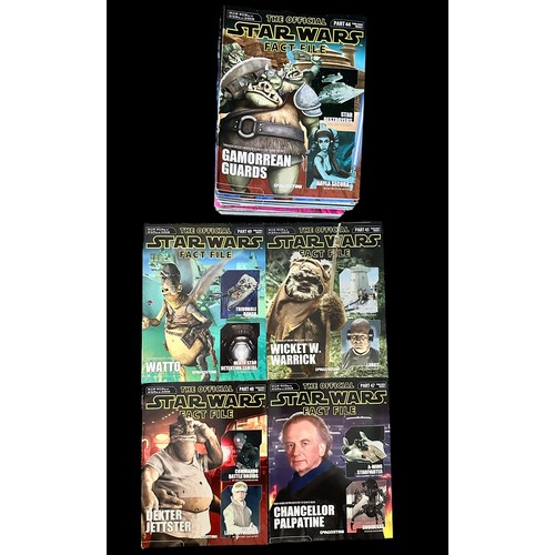 519 - 76x Star Wars Fact File magazines. Starting at No. 19 going through to No. 94 (with some missing). T... 