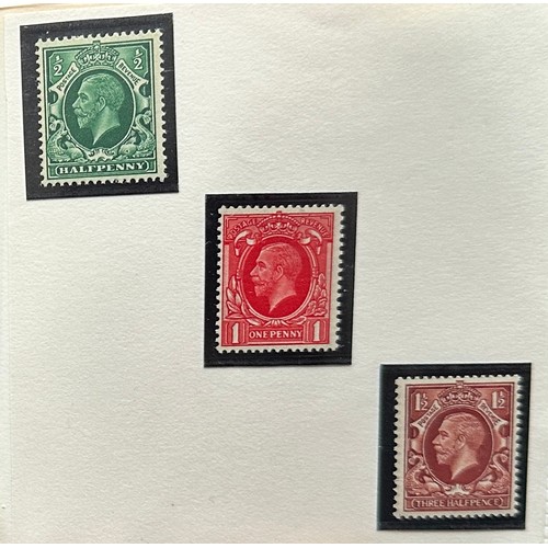 280 - Great Britain, Four Kings range in two miniature albums to include; 1902-12 to 1/- M/UM (low vals UM... 