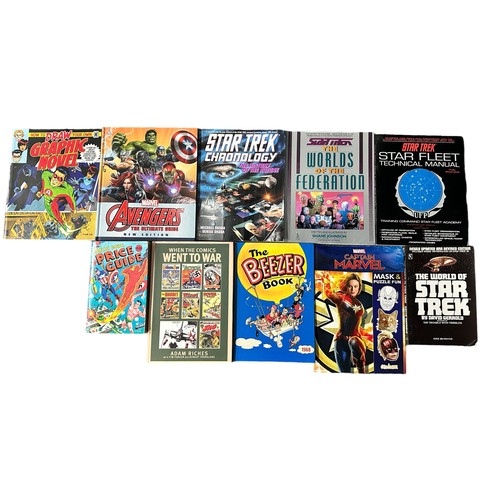 503 - Selection of books and reference guides. Including Star Trek: chronology, Star Trek: The worlds of t... 