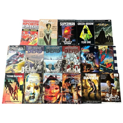 494 - Large collection of Graphic Novels. Includes Marvel: Pride and prejudice, The death of Superman, Gre... 