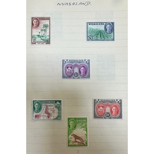 41 - British Commonwealth, exercise book with useful issues including; Seychelles 1938-49 vals to 5r M, N... 