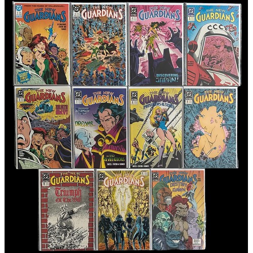 532 - DC Comics The New Guardians 1988, 11 copies numbers 1 through to 12 , number 2 missing. All copies i... 