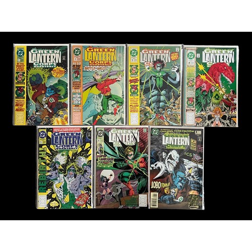 533 - DC Comics Green Lantern Corps Quarterly 1992/3. 7 copies, numbers 1 through to 8, number 7 missing. ... 