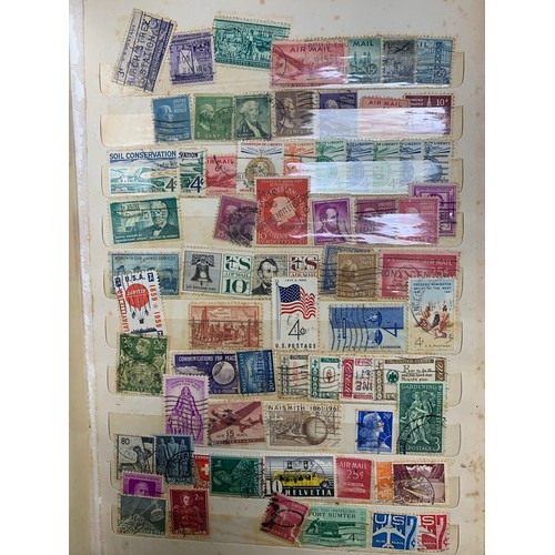 5 - World stamp collection in three stockbooks, including; Russia modern issues FU, Israel, USA etc with... 