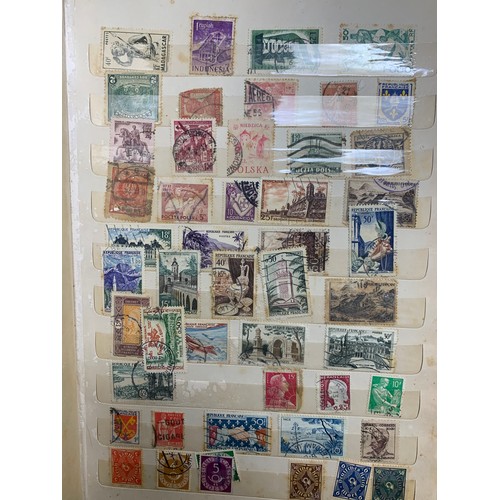 5 - World stamp collection in three stockbooks, including; Russia modern issues FU, Israel, USA etc with... 