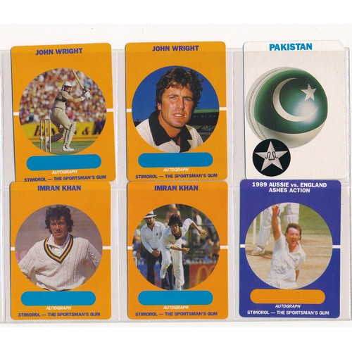 416 - Scanlens 1989 Cricketers complete set of 84 cards, sleeved in excellent condition.