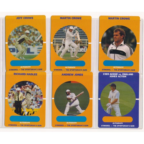 416 - Scanlens 1989 Cricketers complete set of 84 cards, sleeved in excellent condition.