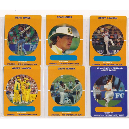 416 - Scanlens 1989 Cricketers complete set of 84 cards, sleeved in excellent condition.