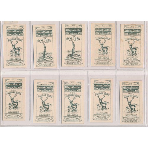 381 - Edwards, Ringer & Bigg 1912 Abbeys and Castles full set of 25, in very good condition apart form the... 