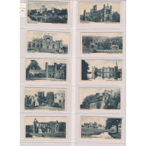 381 - Edwards, Ringer & Bigg 1912 Abbeys and Castles full set of 25, in very good condition apart form the... 