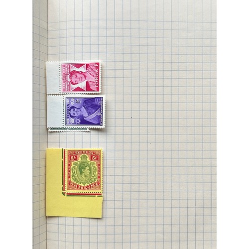 49 - British Commonwealth, UM range in two exercise books (loose) with useful issues, including; British ... 