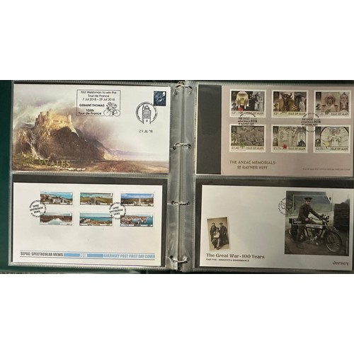 319 - Range of modern illustrated FDC’s mainly 2018-19 with GB sets including Benhams, special event singl... 